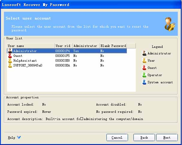 windows 10 password recovery tool free